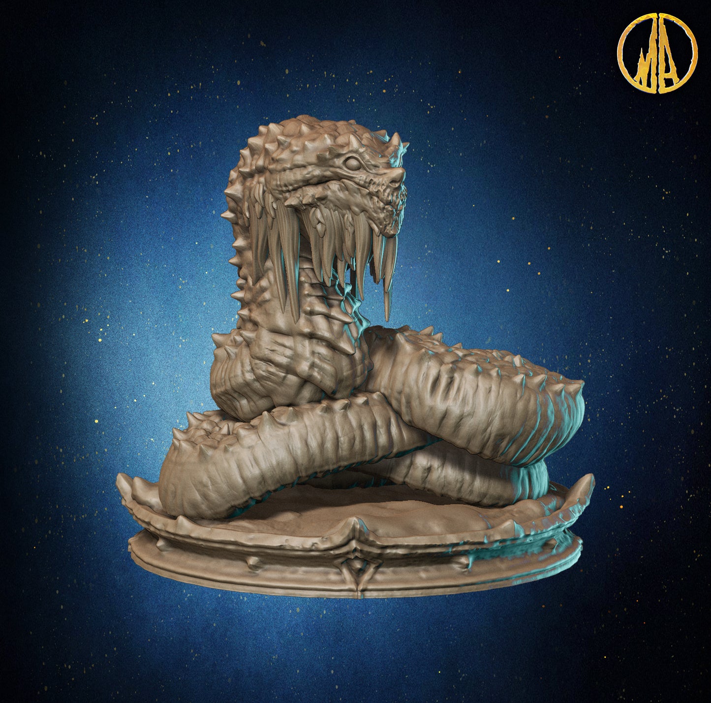 Monolith Arts - Whispering Forest - Ancient Snake - DnD/TTRPG Figure/Miniature