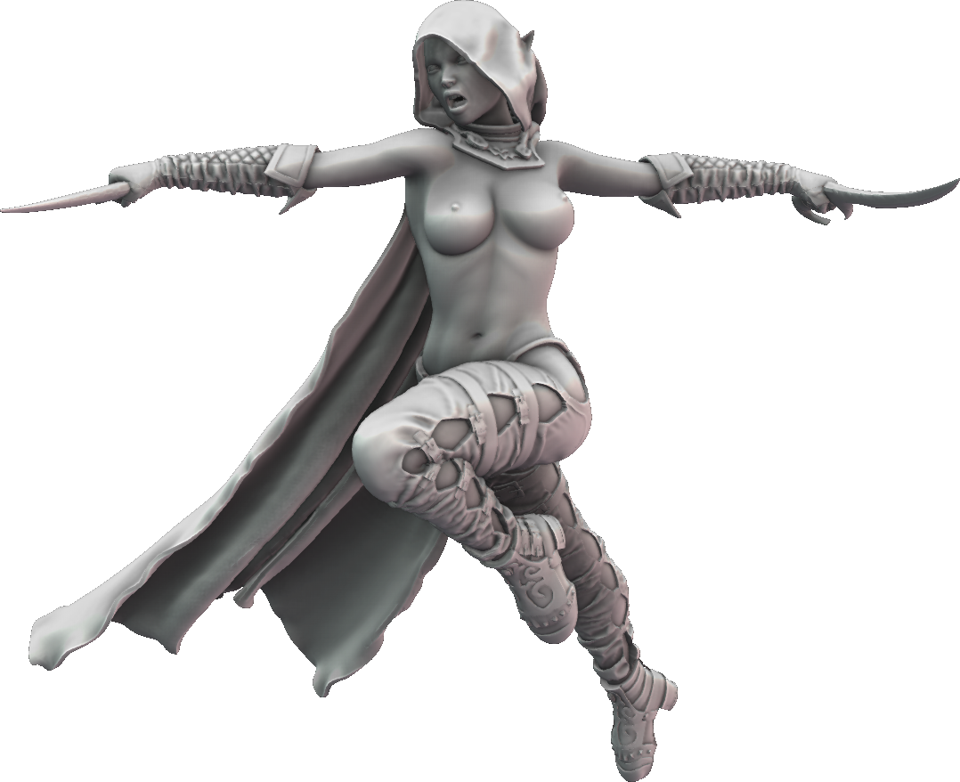 Bunch-O-Minis - Dark Elves of Briarwood - Assassin - DnD/TTRPG Figure/Miniature