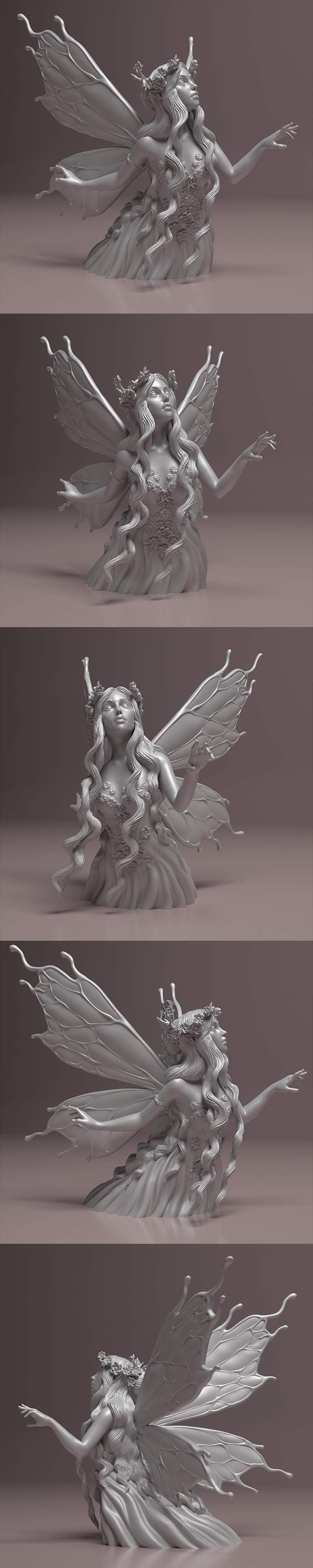 MiniArtCreations - Fairy Busts - Nightlights - 75mm Pin Up/Figure/Model/Diorama
