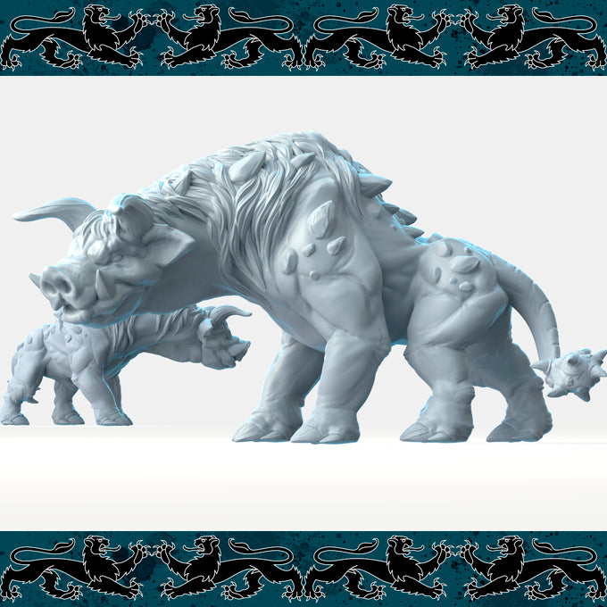 Brayan Nafarrate - Bestiary #2 - Catoblepas - DnD/TTRPG Figure/Miniature