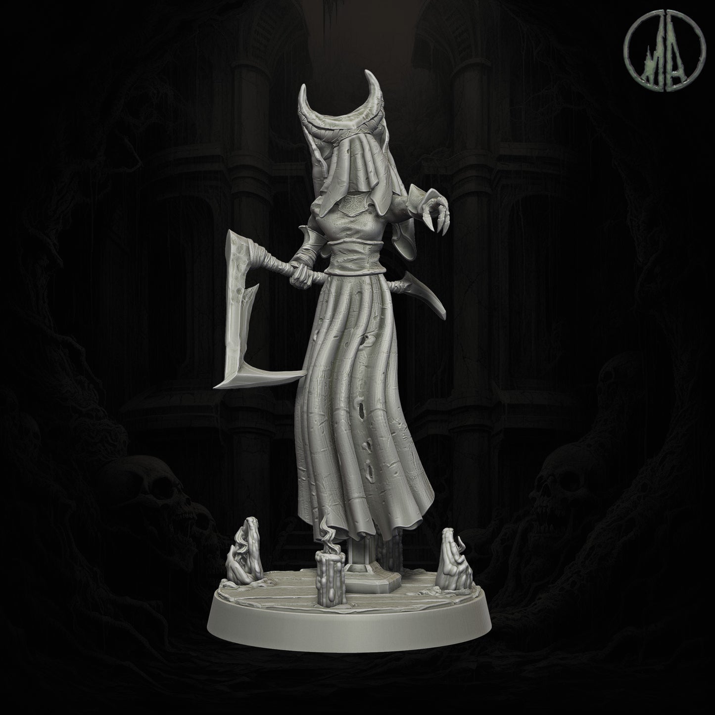 Monolith Arts - Echoes of the Void - Banshee Wraith #2 - DnD/TTRPG Figure/Miniature