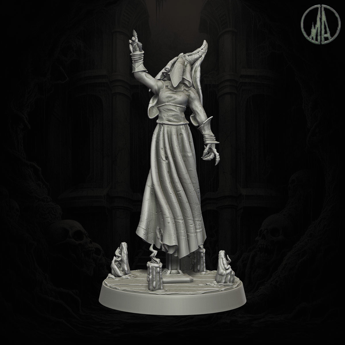 Monolith Arts - Echoes of the Void - Banshee Wraith #4 - DnD/TTRPG Figure/Miniature