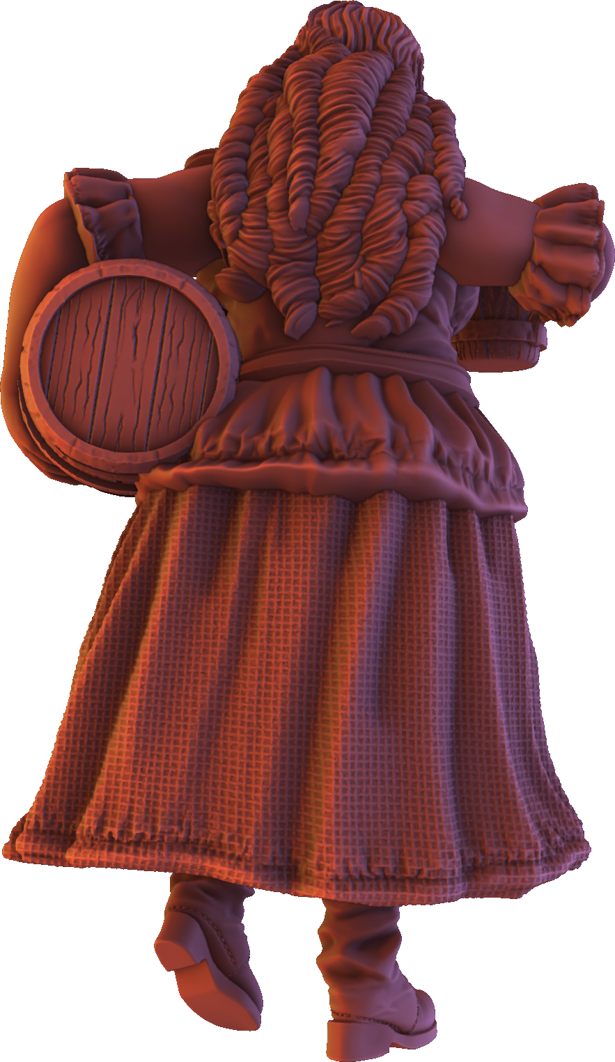 Forged Path - Willowbrook Underworld - Barmaid - DnD/TTRPG Figure/Miniature