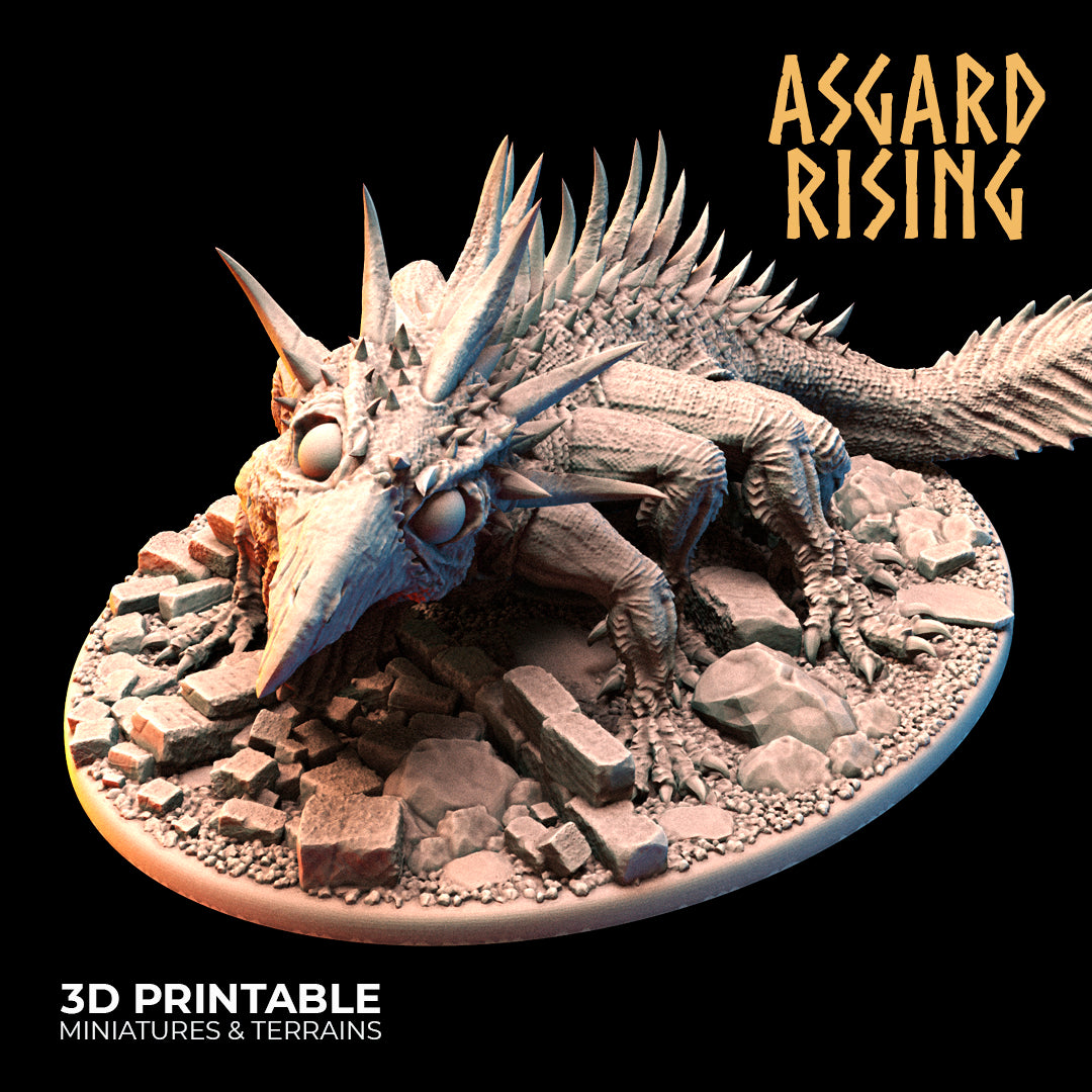 Asgard Rising - Underdark - Basilisk - DnD/TTRPG Figure/Miniature