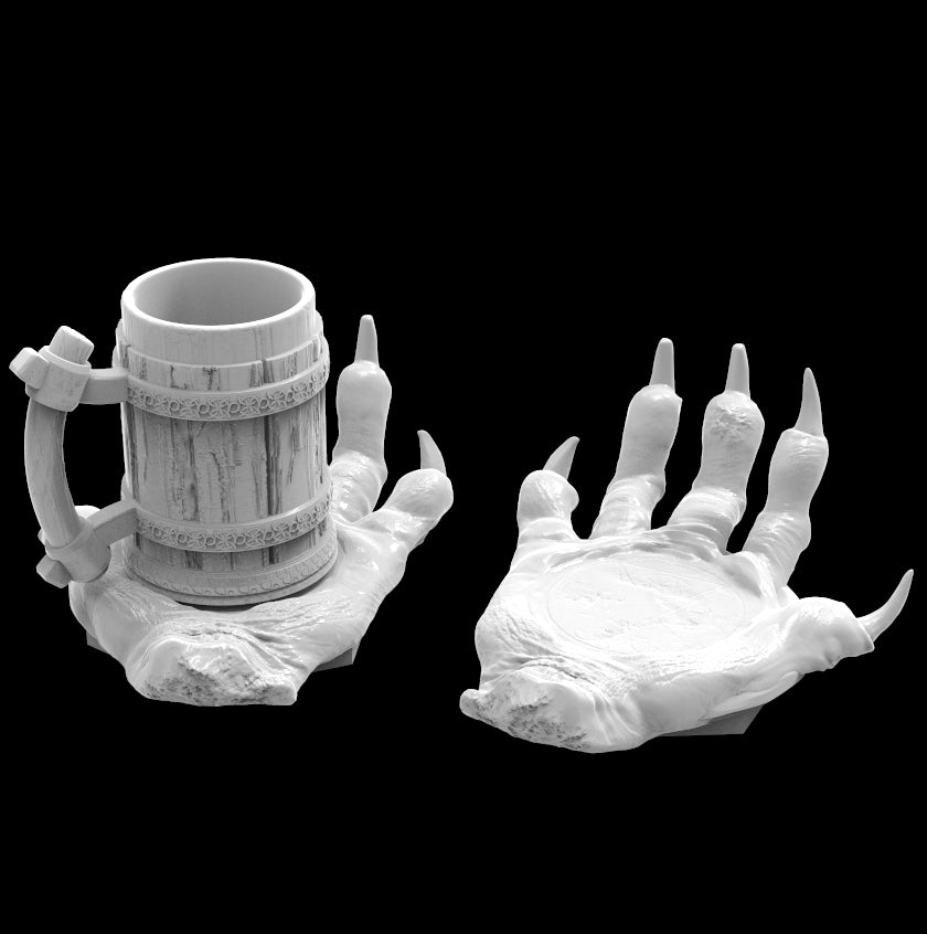 Possibly Cool Coasters - Necromancer - DnD/TTRPG/Roleplaying/Wargames