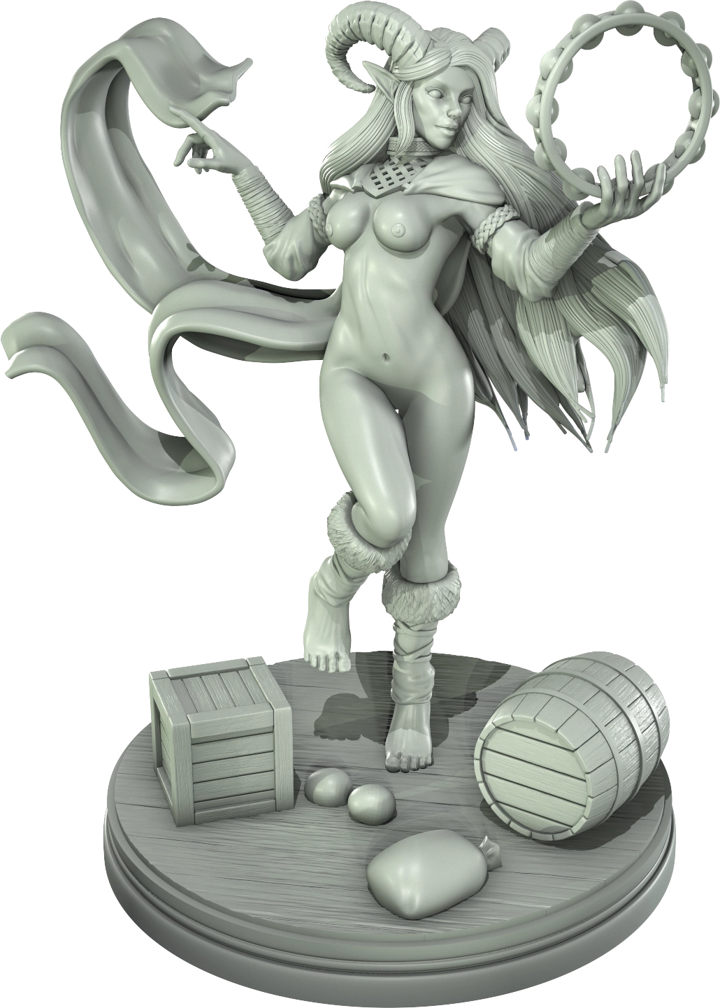 Level 50 Miniatures - Dark Charm II - Tiefling - 75/120mm Pin Up/Figure/Model/Diorama