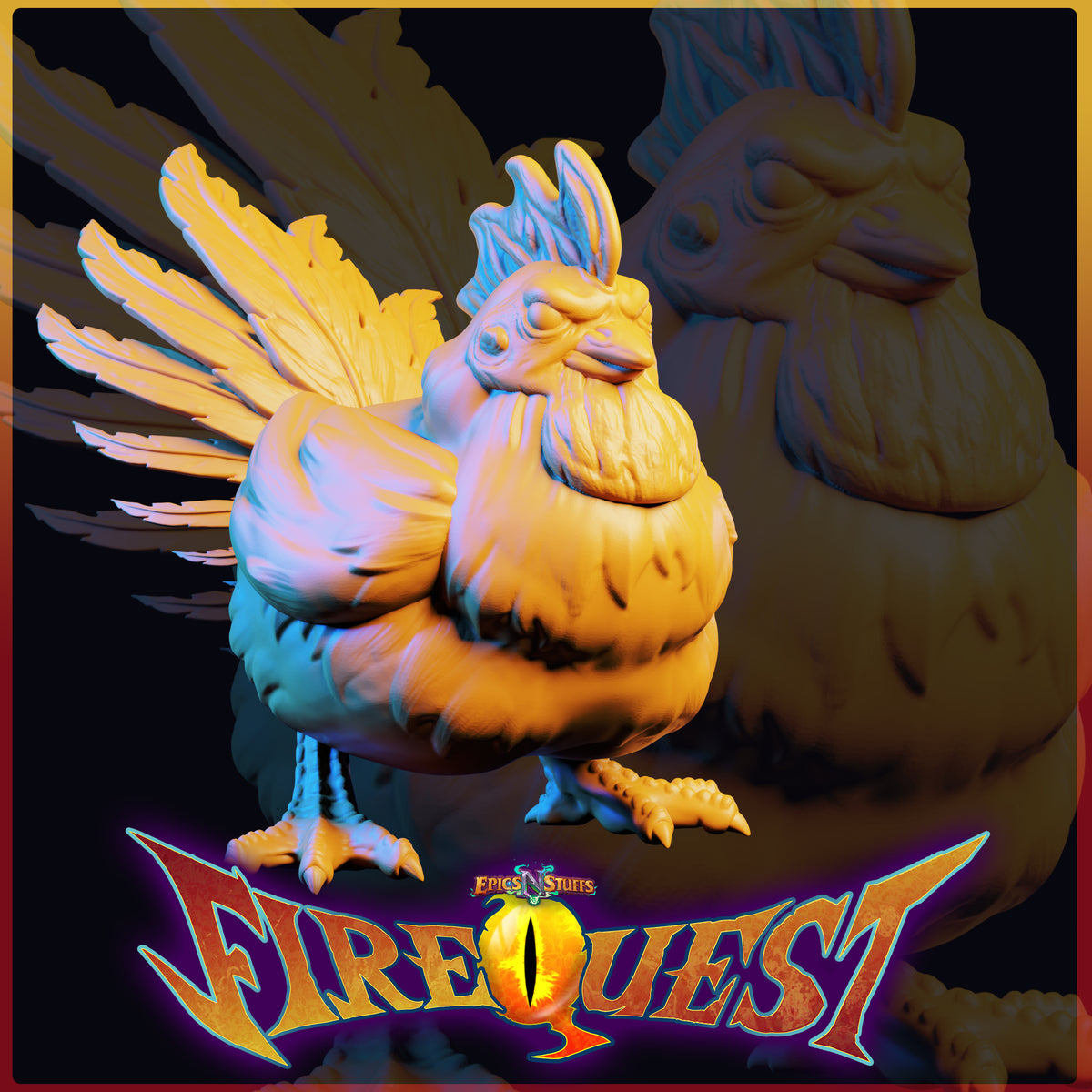 Lance Wilkinson - Fire Quest - Big Roost - DnD/TTRPG Figure/Miniature