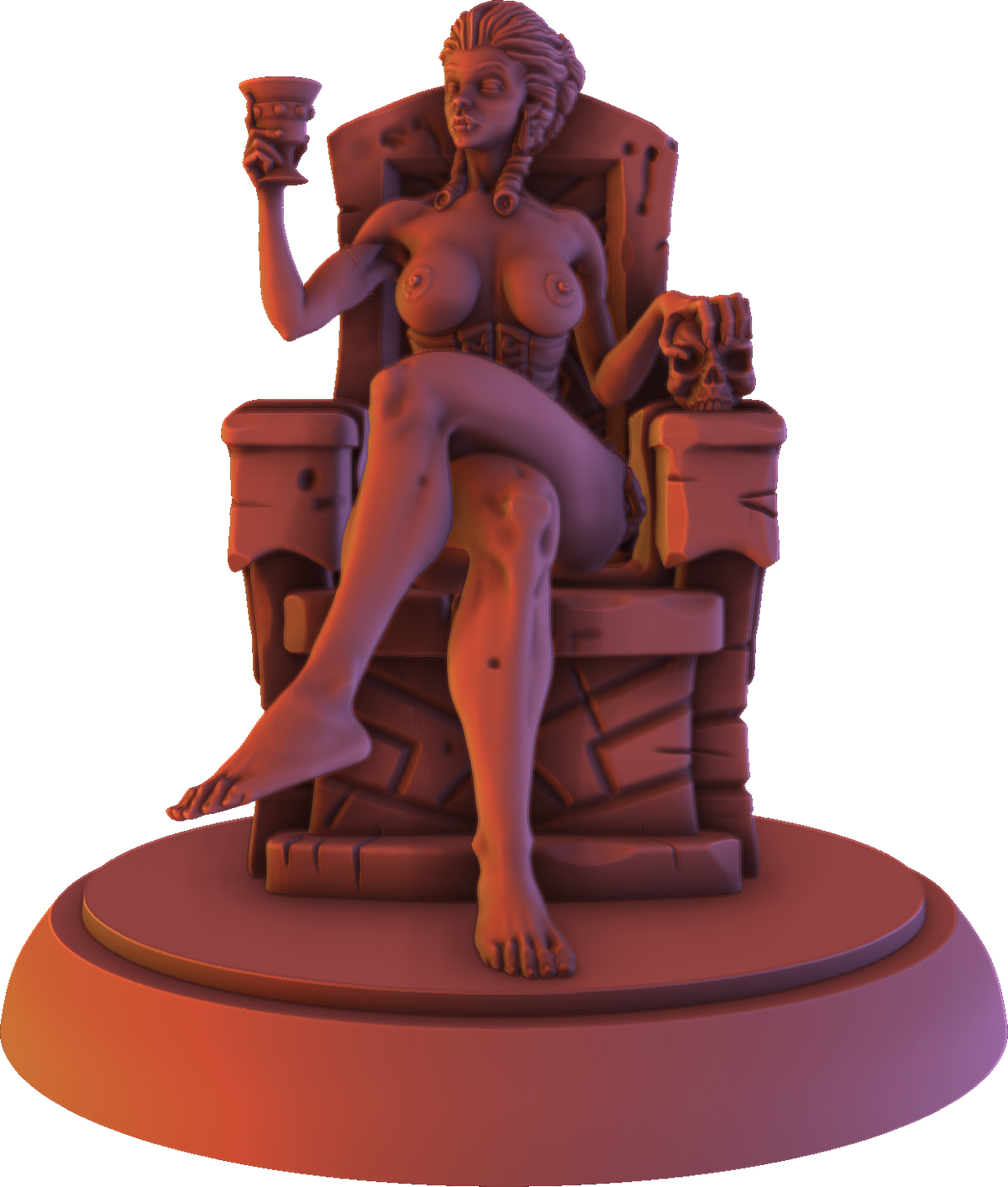 Gaia Miniatures - Countess Cassandra - 120mm Pin Up/Figure/Model/Diorama