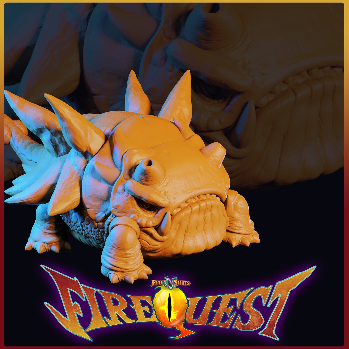 Lance Wilkinson - Fire Quest - Bulwark - DnD/TTRPG Figure/Miniature