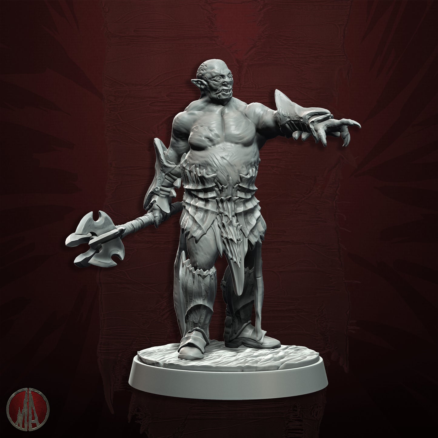 Monolith Arts - Orc Horde - Burzgog #2 - DnD/TTRPG Figure/Miniature