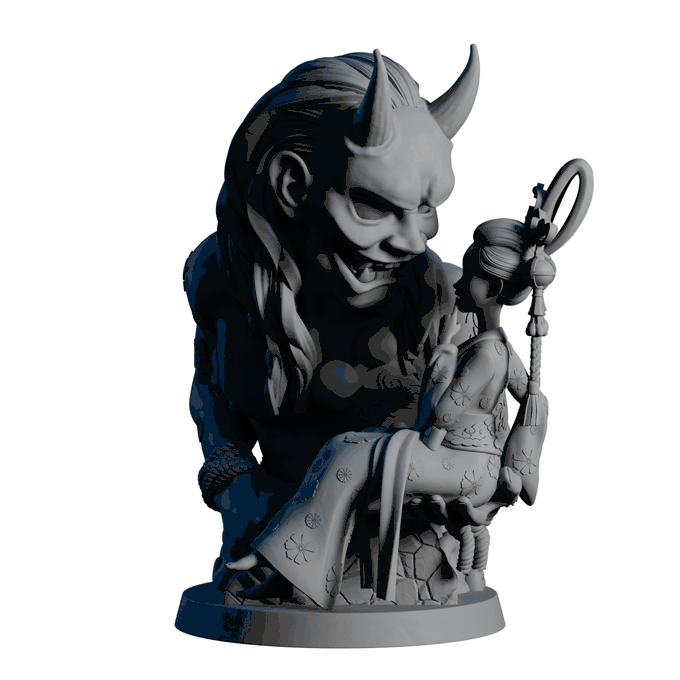 AsymSculpts - Sculpted Sisters: Oriental - Demon Tamer - 75mm Pin Up/Figure/Model/Diorama