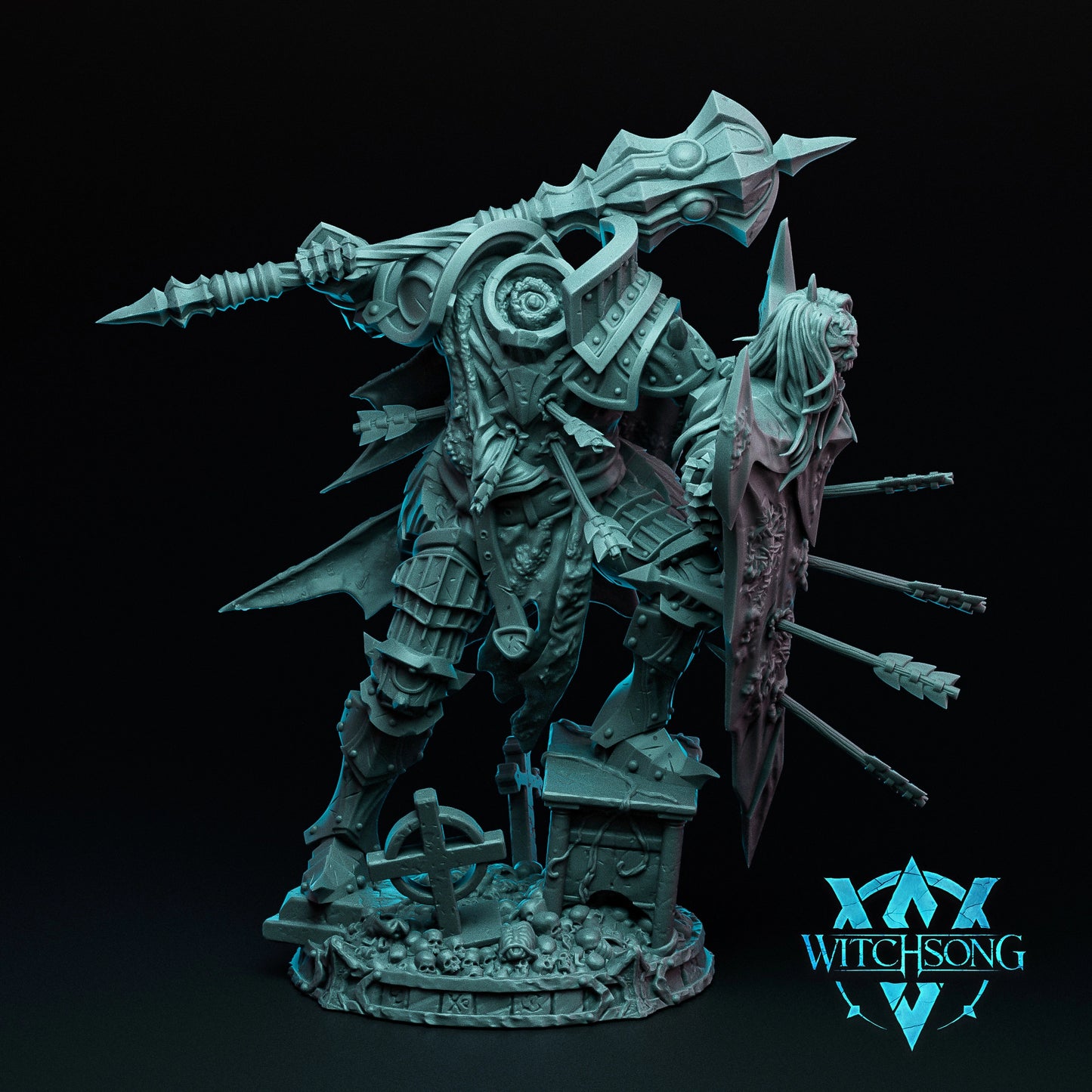 Witchsong Miniatures - Knight Horrors - Colossal Knight Horror - DnD/TTRPG Figure/Miniature