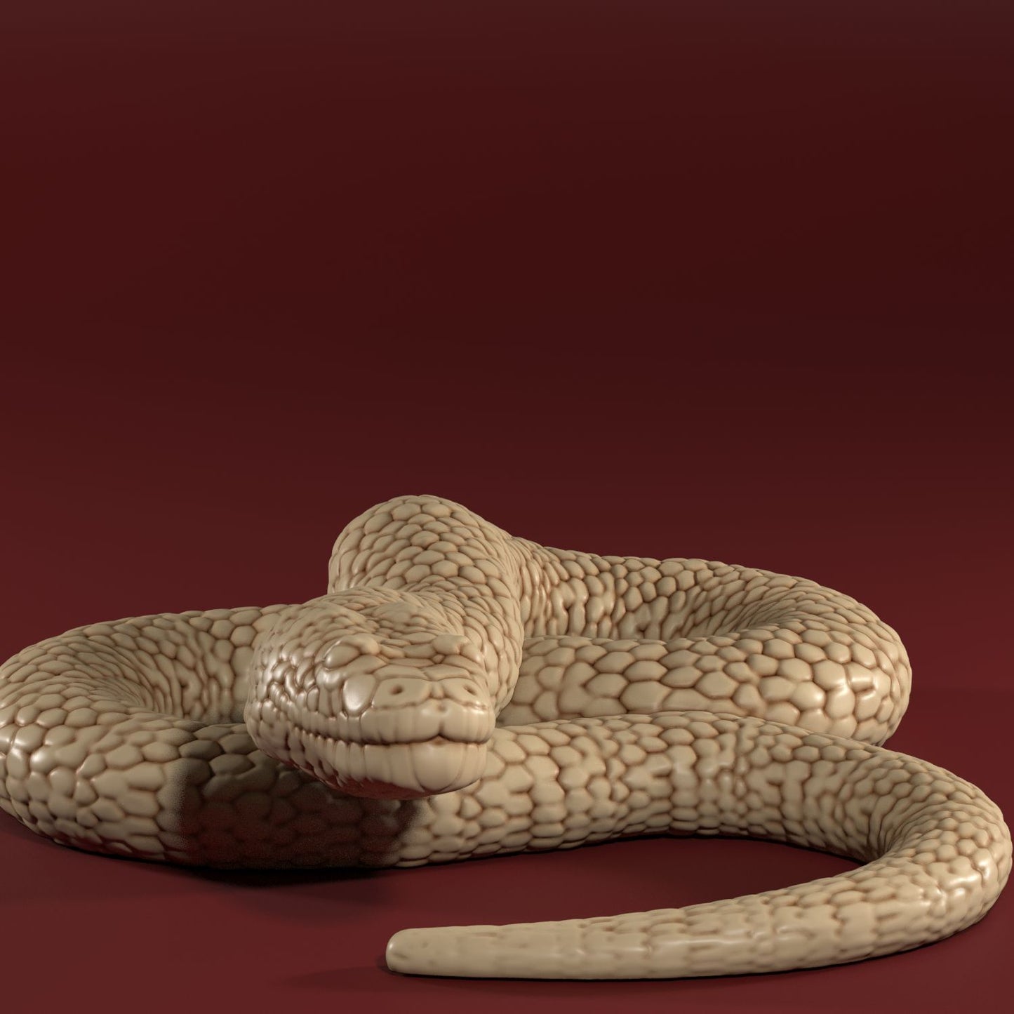 Medusa Miniatures - Cobra Cult - Giant Snake #2 - DnD/TTRPG/Roleplaying/Wargames