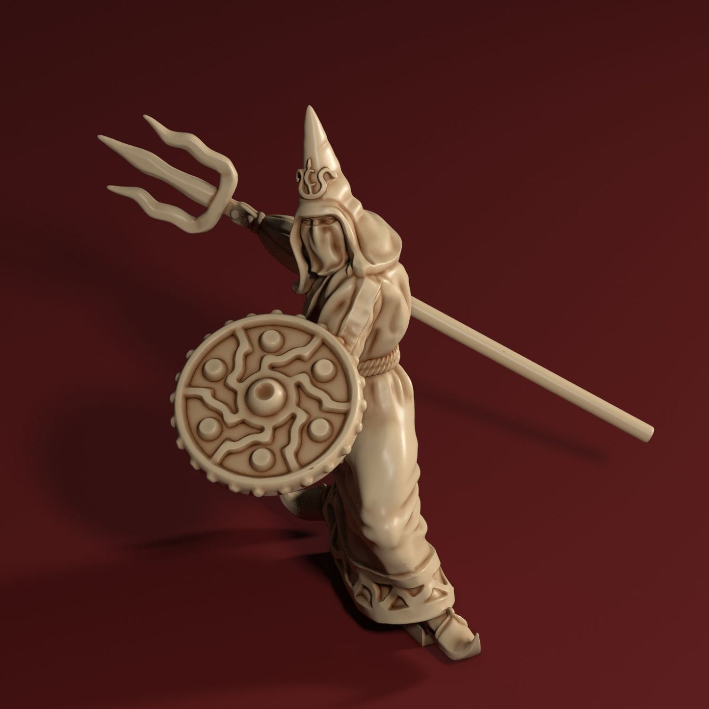 Medusa Miniatures - Cobra Cult - Guard w/Spear & Shield - DnD/TTRPG/Roleplaying/Wargames