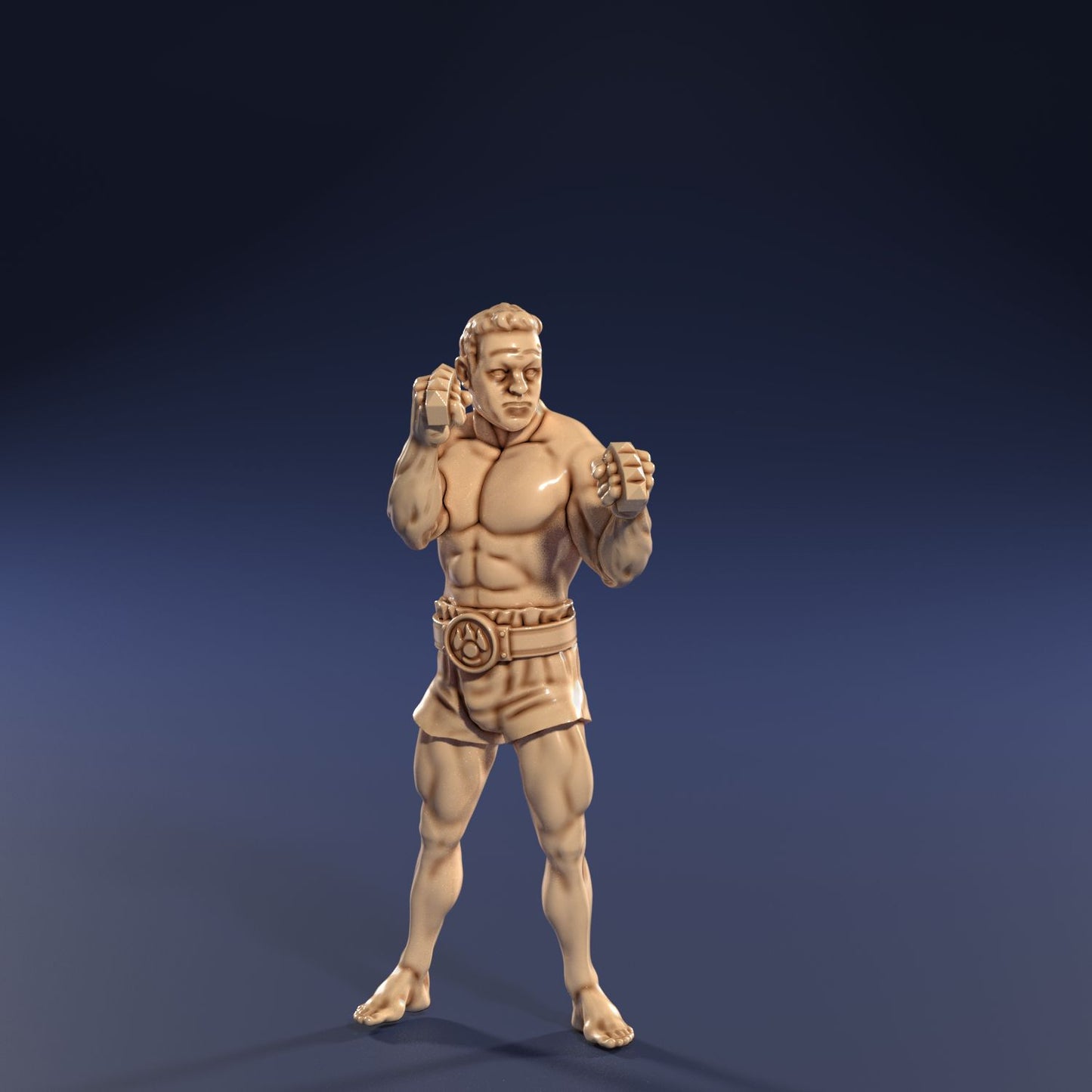 Medusa Miniatures - Cuthroat Alley - Boxer #1 - DnD/TTRPG/Roleplaying/Wargames