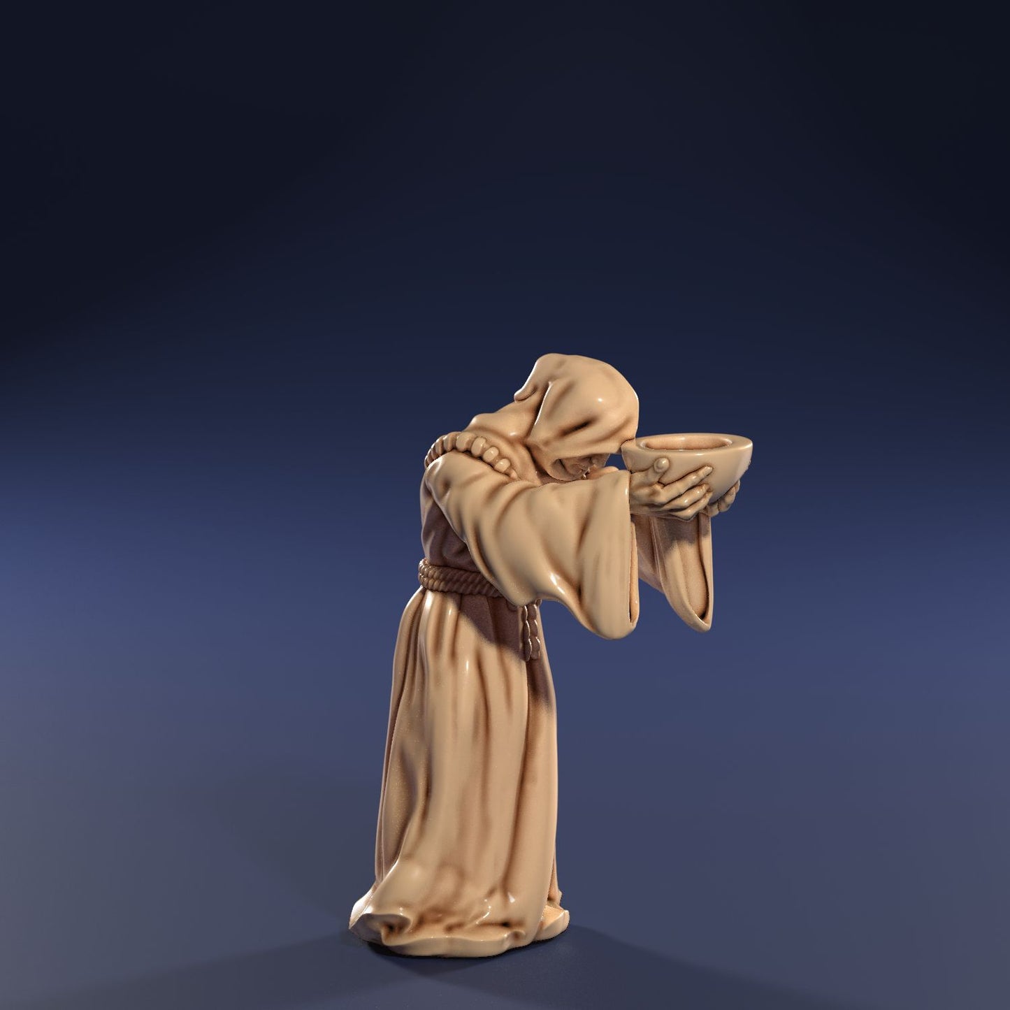Medusa Miniatures - Cuthroat Alley - Beggar Standing - DnD/TTRPG/Roleplaying/Wargames