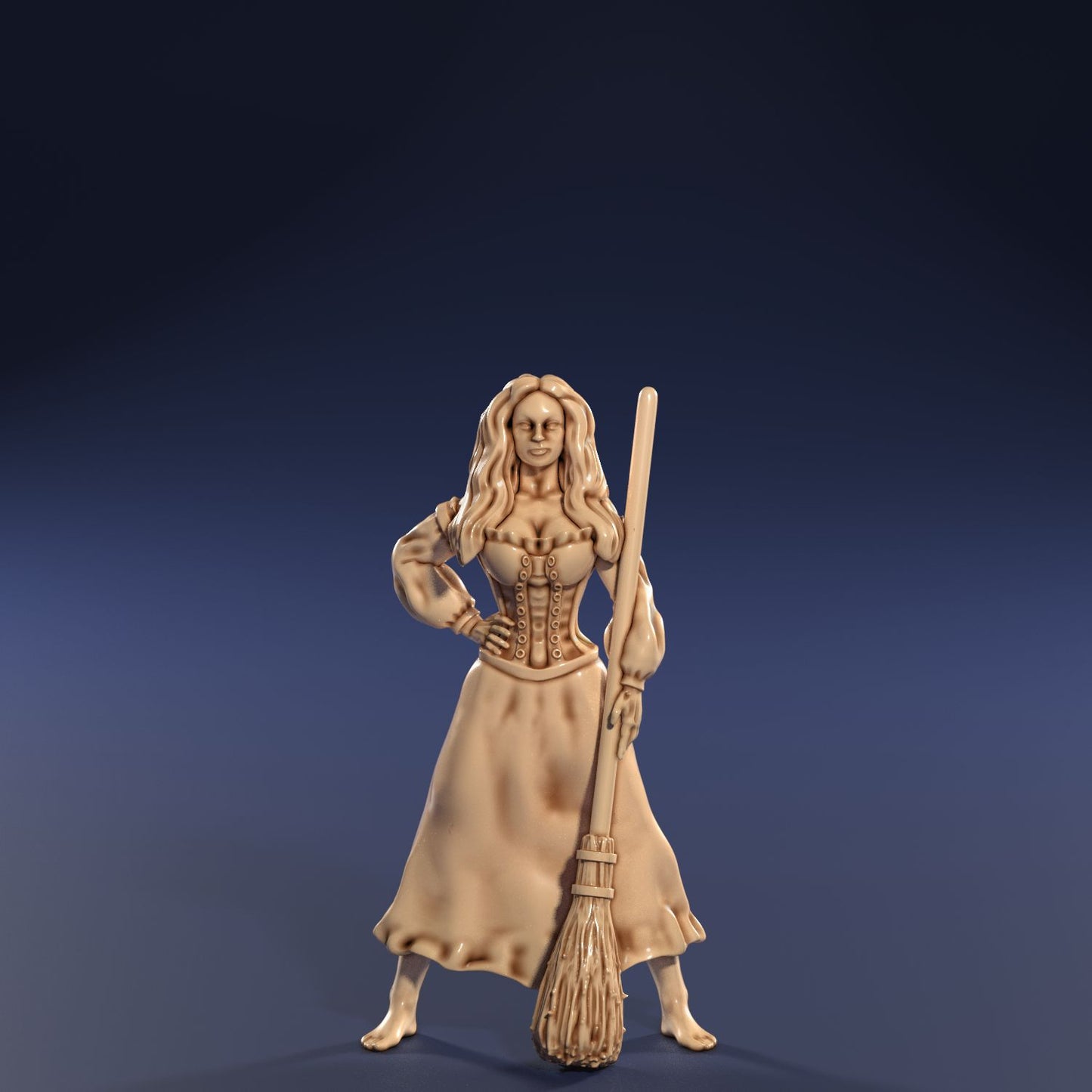 Medusa Miniatures - Cuthroat Alley - Barmaid - DnD/TTRPG/Roleplaying/Wargames