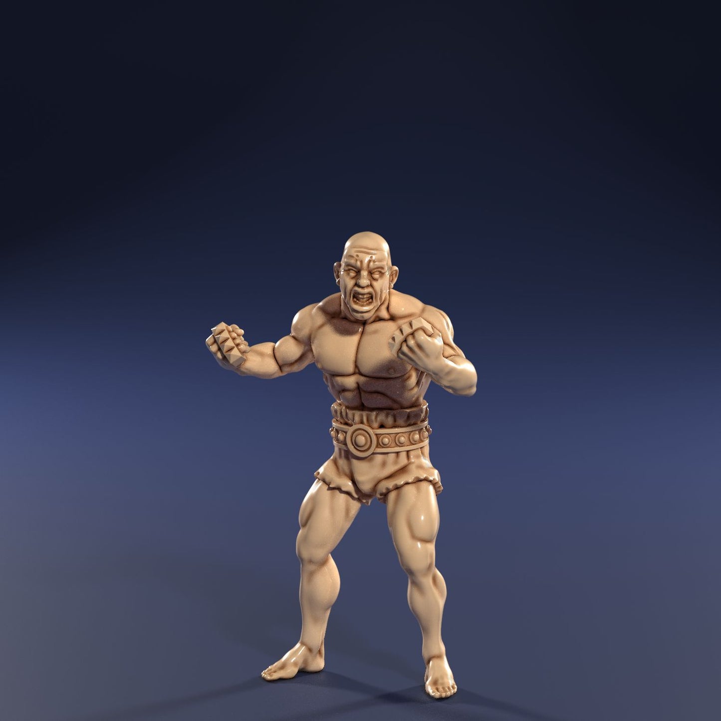 Medusa Miniatures - Cuthroat Alley - Boxer #2 - DnD/TTRPG/Roleplaying/Wargames