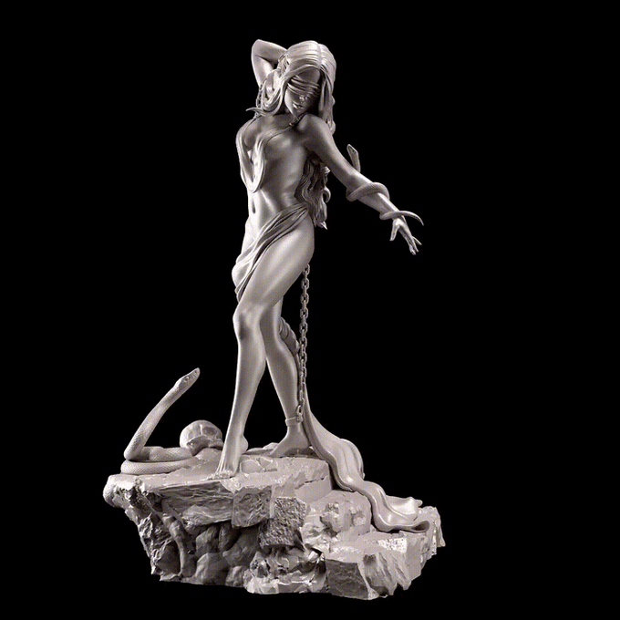 Authorseries Studio - Redemption - 75mm Pin Up/Figure/Model/Diorama