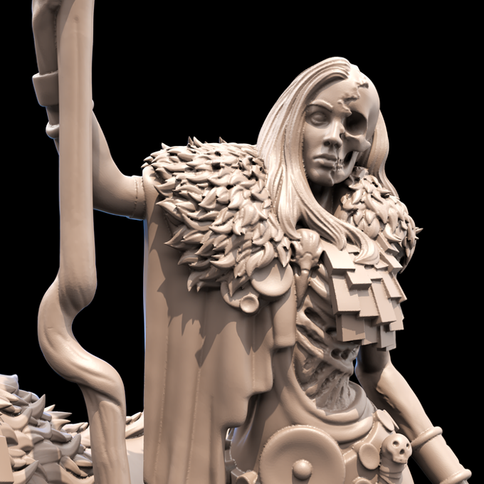 Fredrik Rosado - Valhalla - Hella - 75mm Pin Up/Figure/Model/Diorama