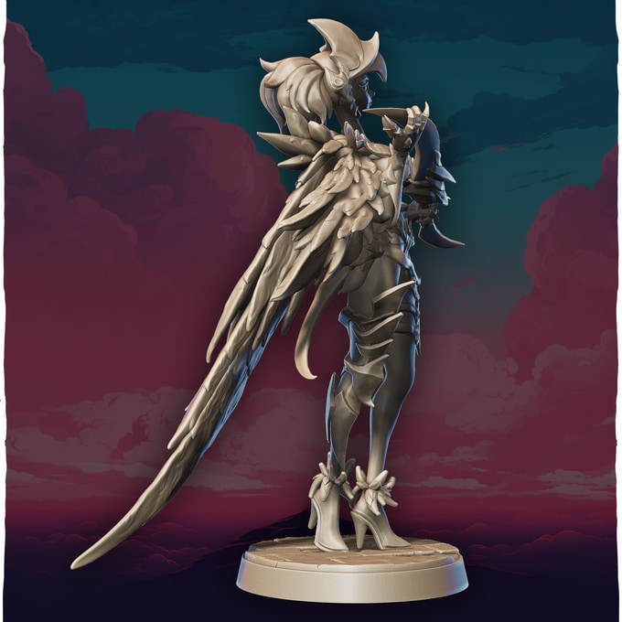 Lily's Minis - Charming Champions - Thalia Nightshade - 75mm Pin Up/Figure/Model/Diorama