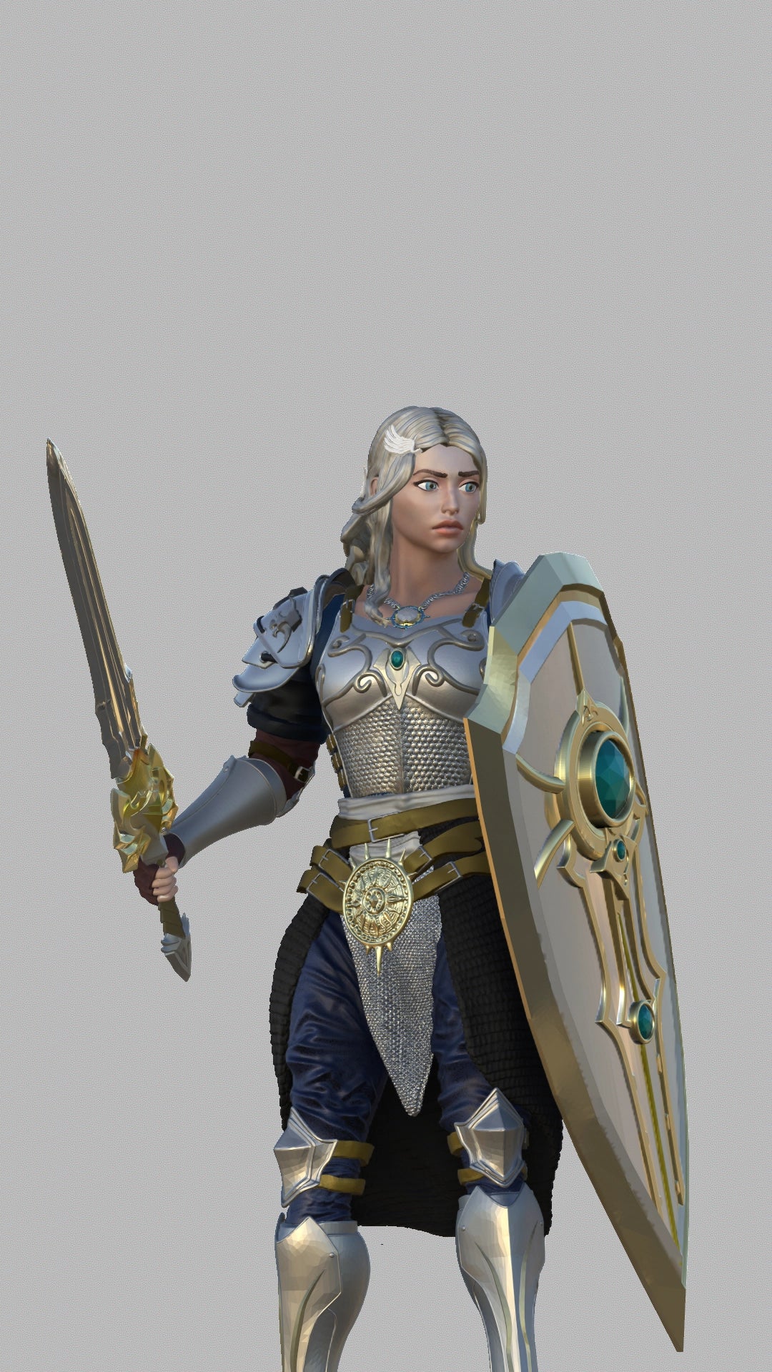 3darts - Beatrix, Paladin of the Crown - 32/75/120mm Pin Up/Figure/Model/Diorama