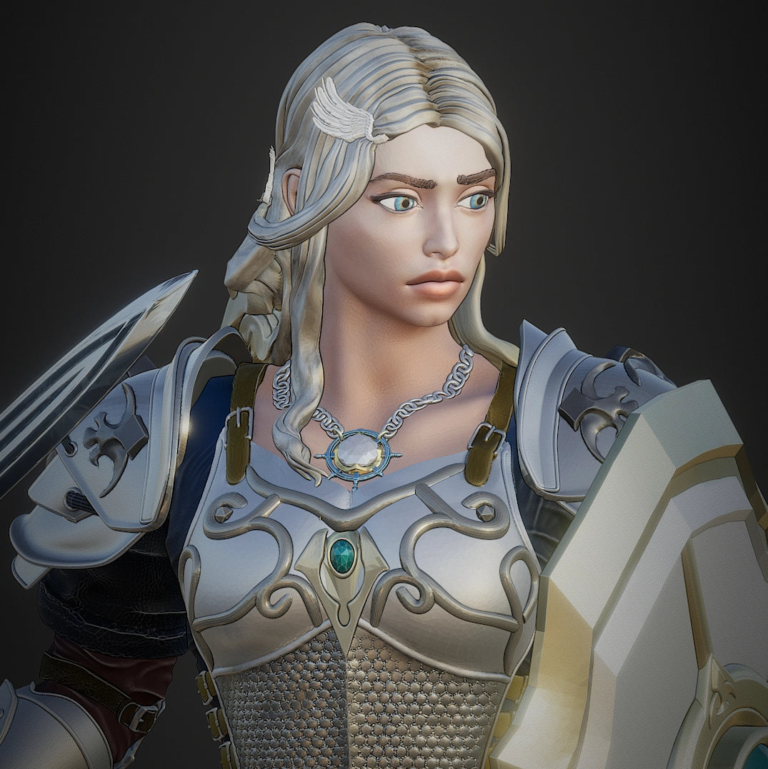 3darts - Beatrix, Paladin of the Crown - 32/75/120mm Pin Up/Figure/Model/Diorama