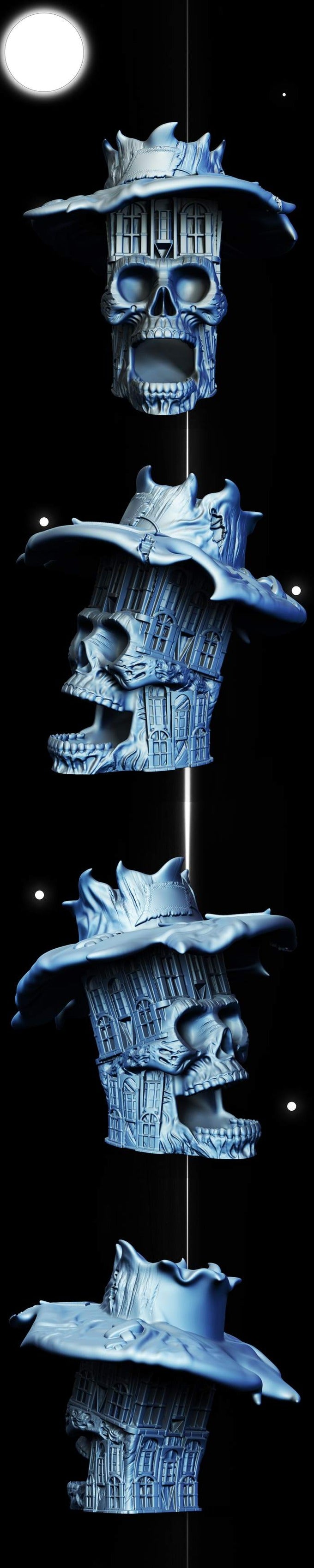 Slope3D - Witch (Rattlebones) Dice Tower - DnD/TTRPG/Roleplaying/Wargames