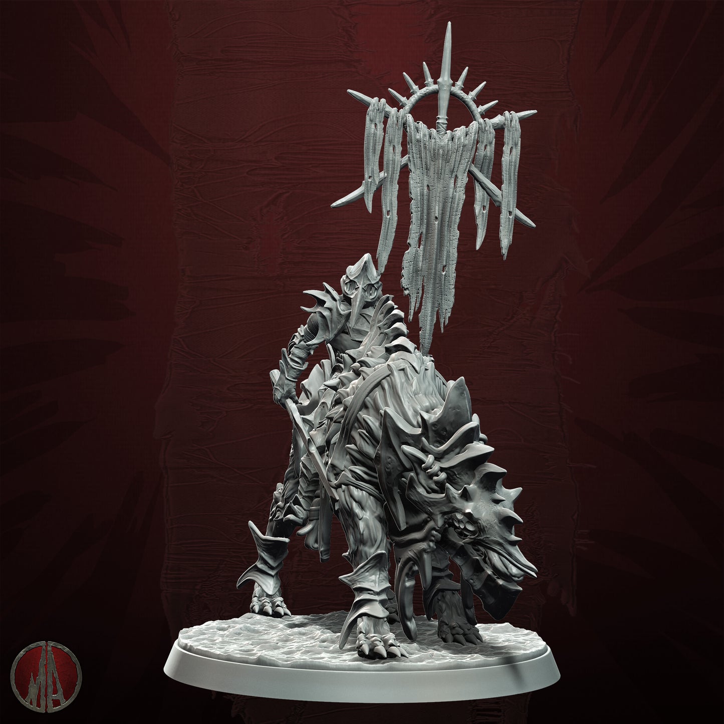 Monolith Arts - Orc Horde - Dire Wolf Tazbag - DnD/TTRPG Figure/Miniature