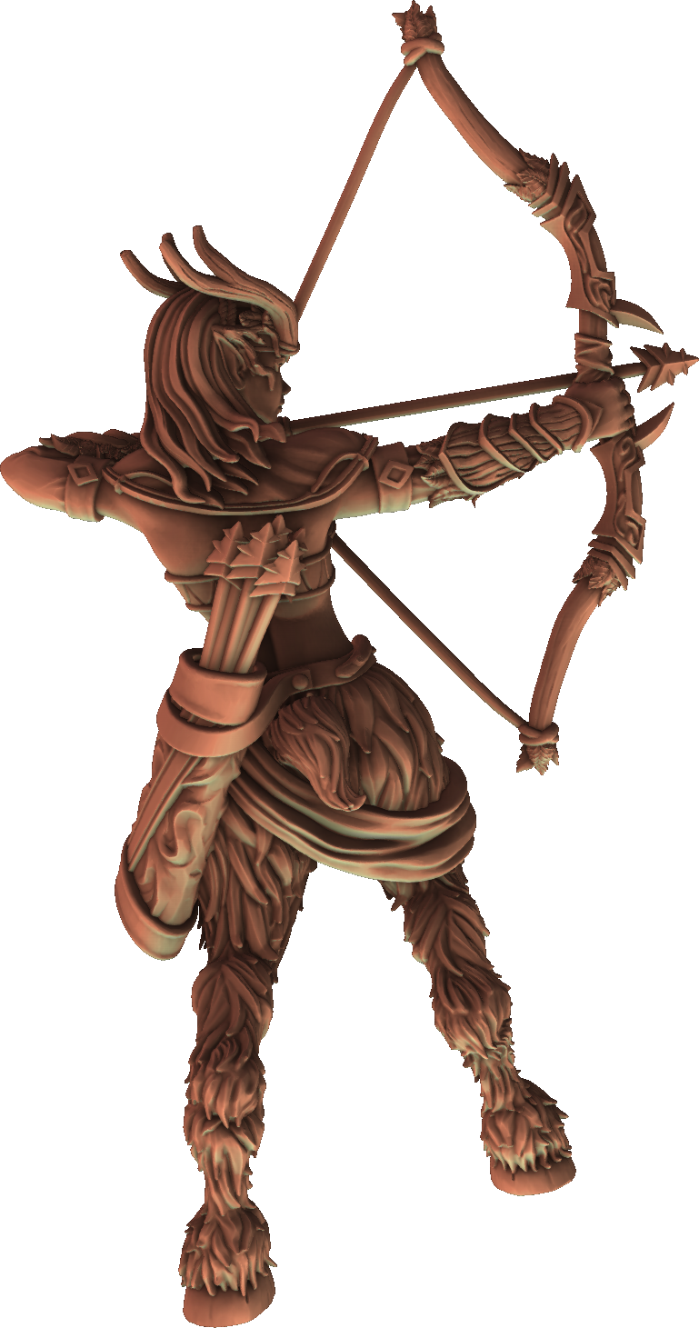 Gilded Lion - Faun #4 - DnD/TTRPG Figure/Miniature