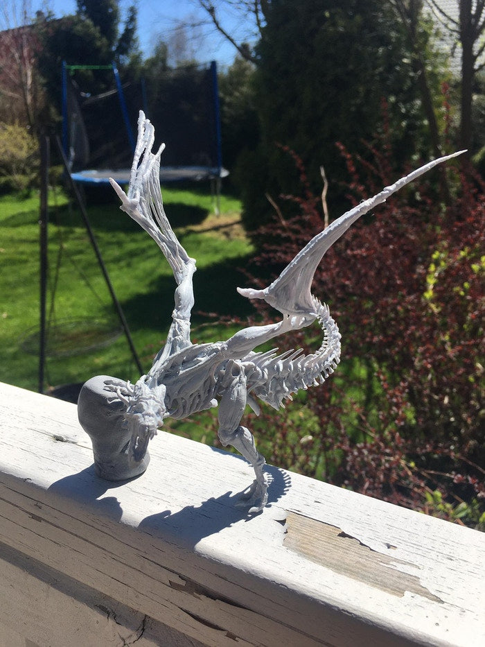 Printomancer - Undead Wyvern - DnD/TTRPG Figure/Miniature