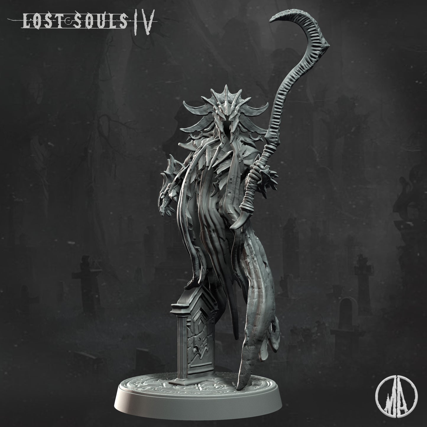 Monolith Arts - Lost Souls IV - Ethereal Wail #3 - DnD/TTRPG Figure/Miniature