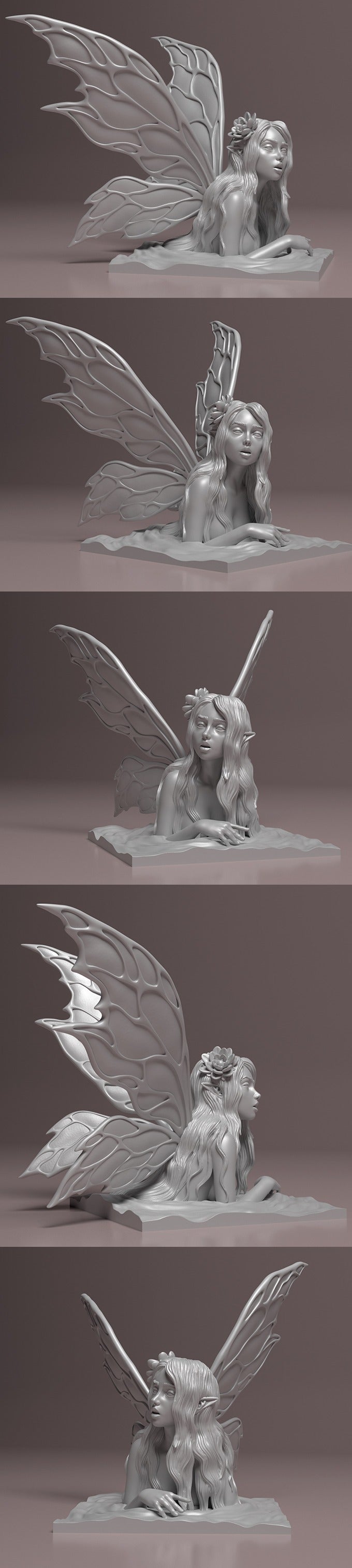 MiniArtCreations - Fairy Busts - Deep Water - 75mm Pin Up/Figure/Model/Diorama