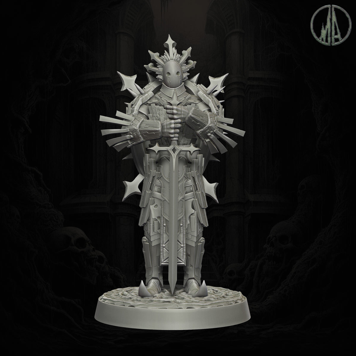 Monolith Arts - Echoes of the Void - Faceless Knight #2 - DnD/TTRPG Figure/Miniature
