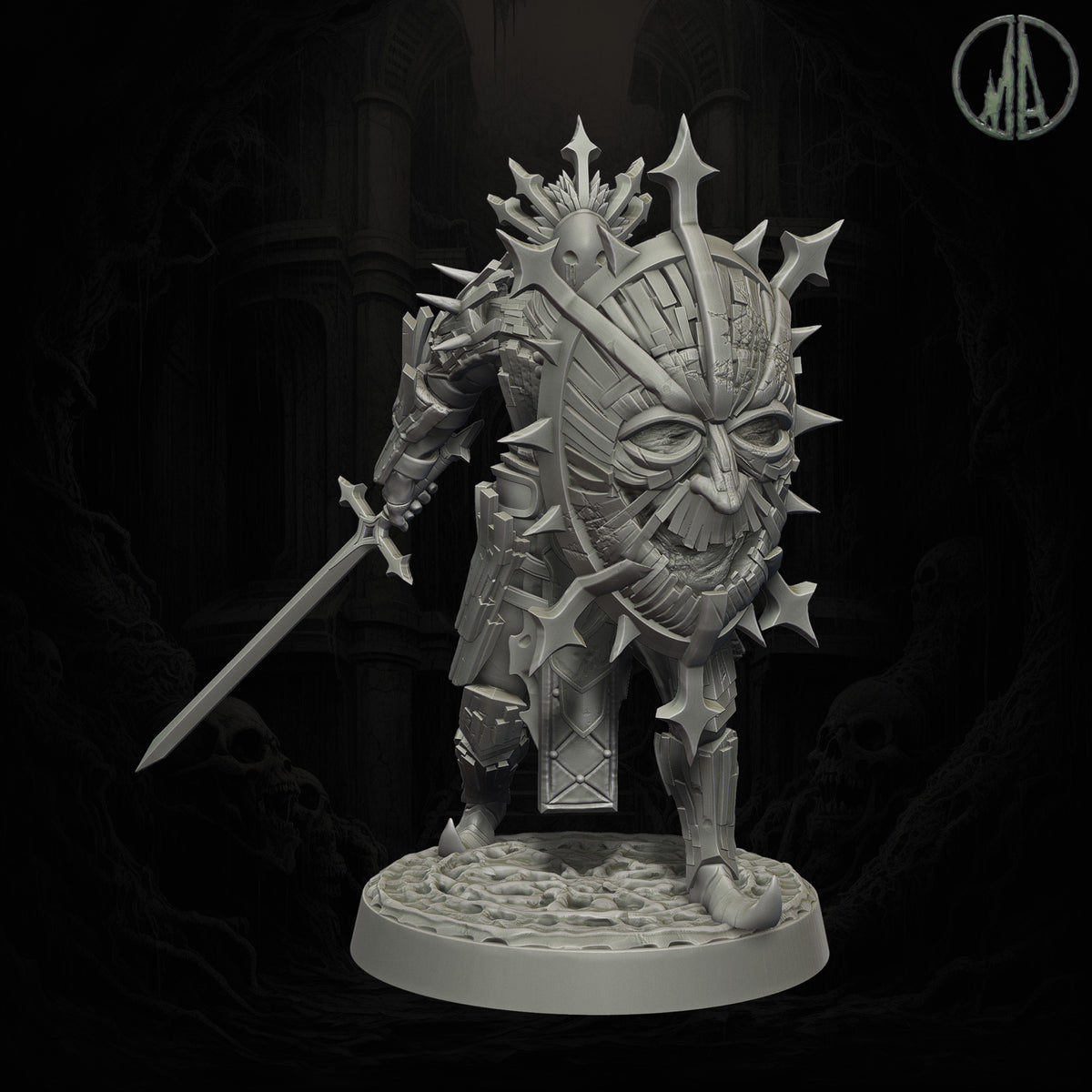 Monolith Arts - Echoes of the Void - Faceless Knight #3 - DnD/TTRPG Figure/Miniature