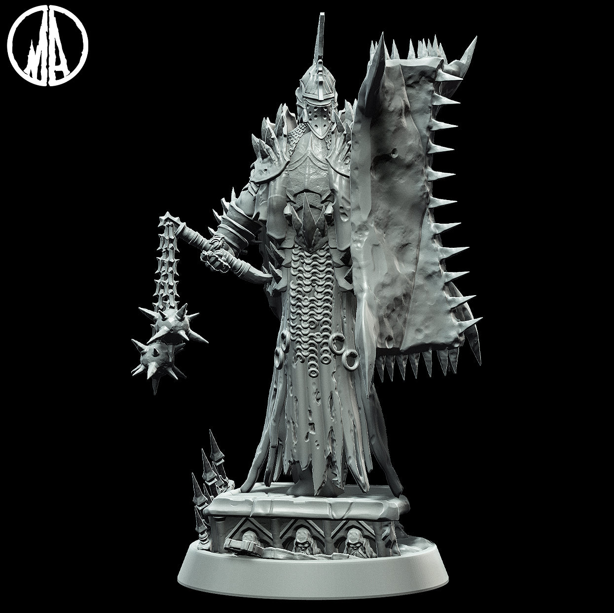 Monolith Arts - Lost Souls - Fallen Crusader #2 - DnD/TTRPG Figure/Miniature
