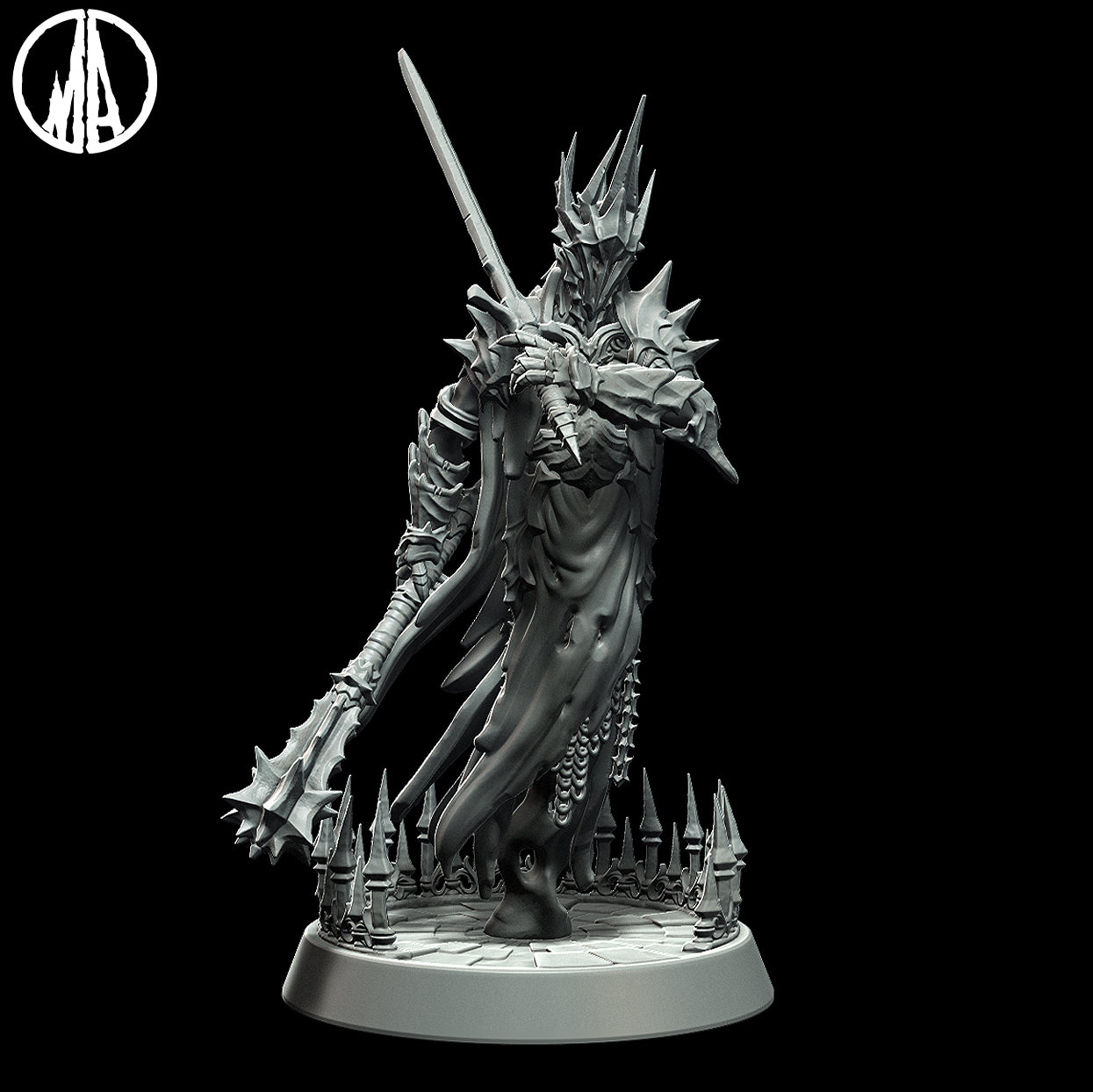 Monolith Arts - Lost Souls - Fallen Wraithlord - DnD/TTRPG Figure/Miniature