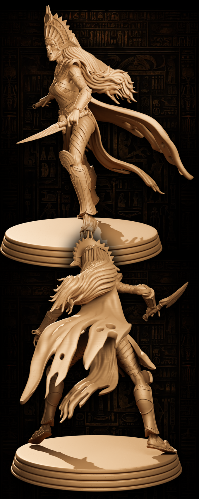 Jugglers Miniatures - Egyptians - Mummy Queen #1 - 75mm Pin Up/Figure/Model/Diorama