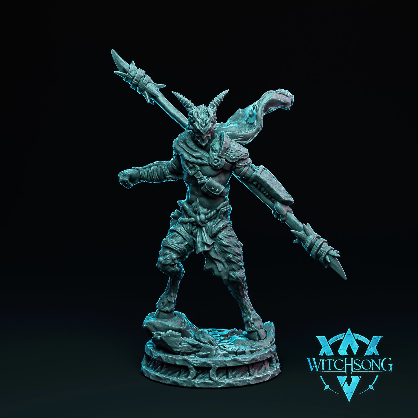 Witchsong Miniatures - Lord of the Grove - Soldiers - 5 Poses - Helios3DPrinting
