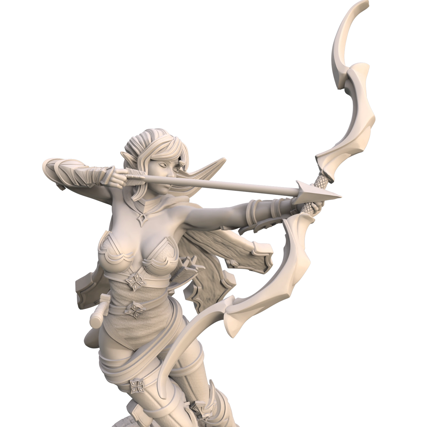 Ravi - Fantasy Girls #3 - Azura the Archer - 75mm Pin Up/Figure/Model/Diorama