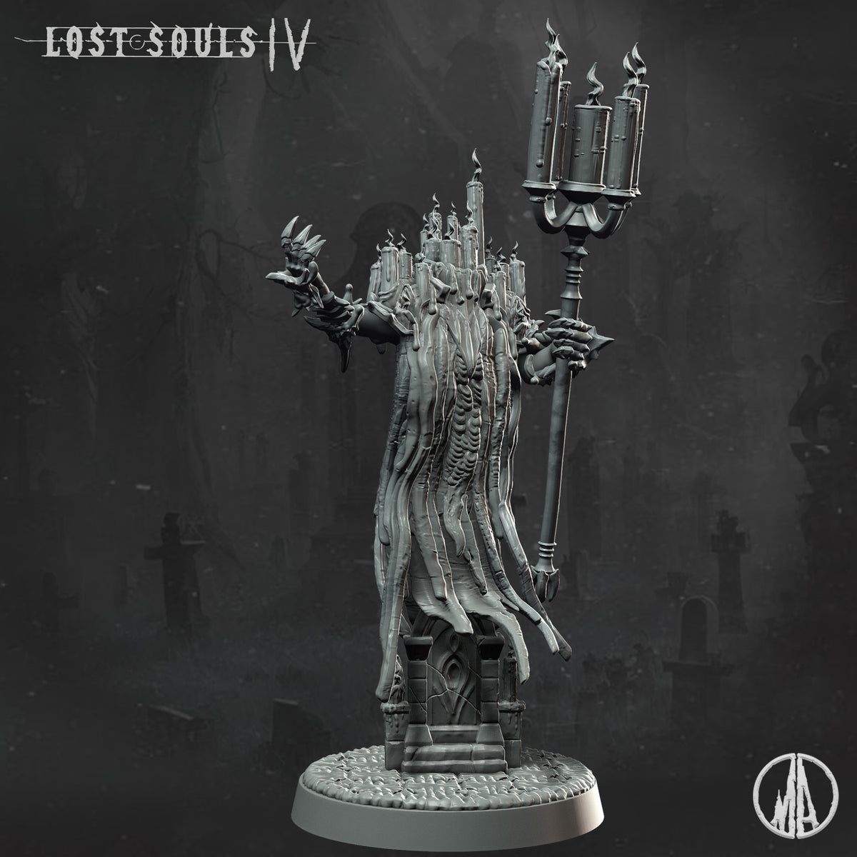 Monolith Arts - Lost Souls IV - Flickering Flame #2 - DnD/TTRPG Figure/Miniature