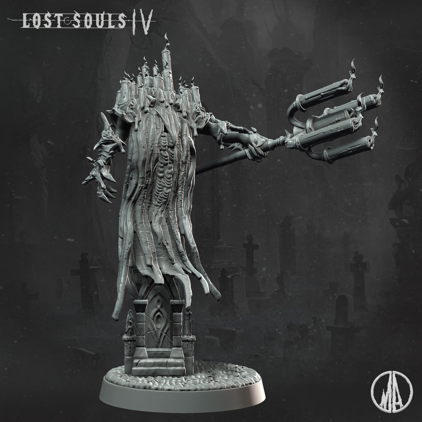 Monolith Arts - Lost Souls IV - Flickering Flame #3 - DnD/TTRPG Figure/Miniature