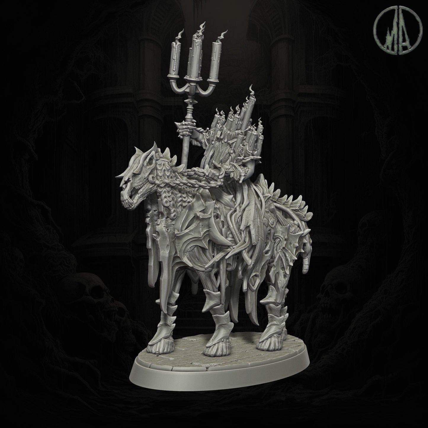 Monolith Arts - Echoes of the Void - Candle Rider - DnD/TTRPG Figure/Miniature