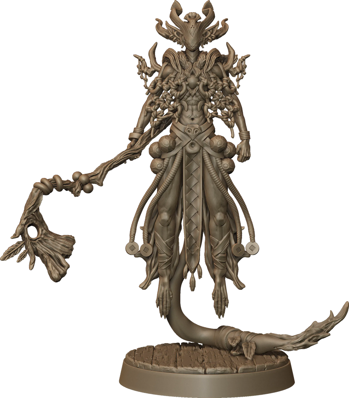 Monolith Arts - Whispering Forest II - Forest Sage #3 - DnD/TTRPG Figure/Miniature