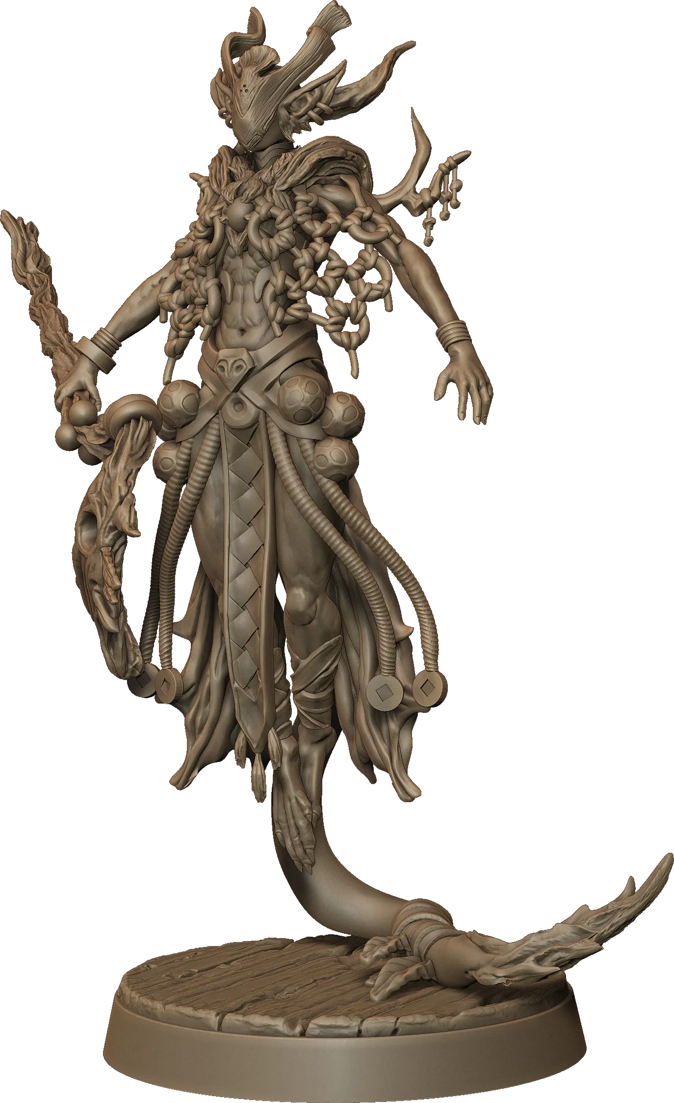 Monolith Arts - Whispering Forest II - Forest Sage #4 - DnD/TTRPG Figure/Miniature