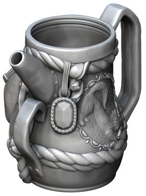 Ars Moriendi - Mythic Mugs - Gnome - DnD/TTRPG/Roleplaying/Wargames - Helios3DPrinting