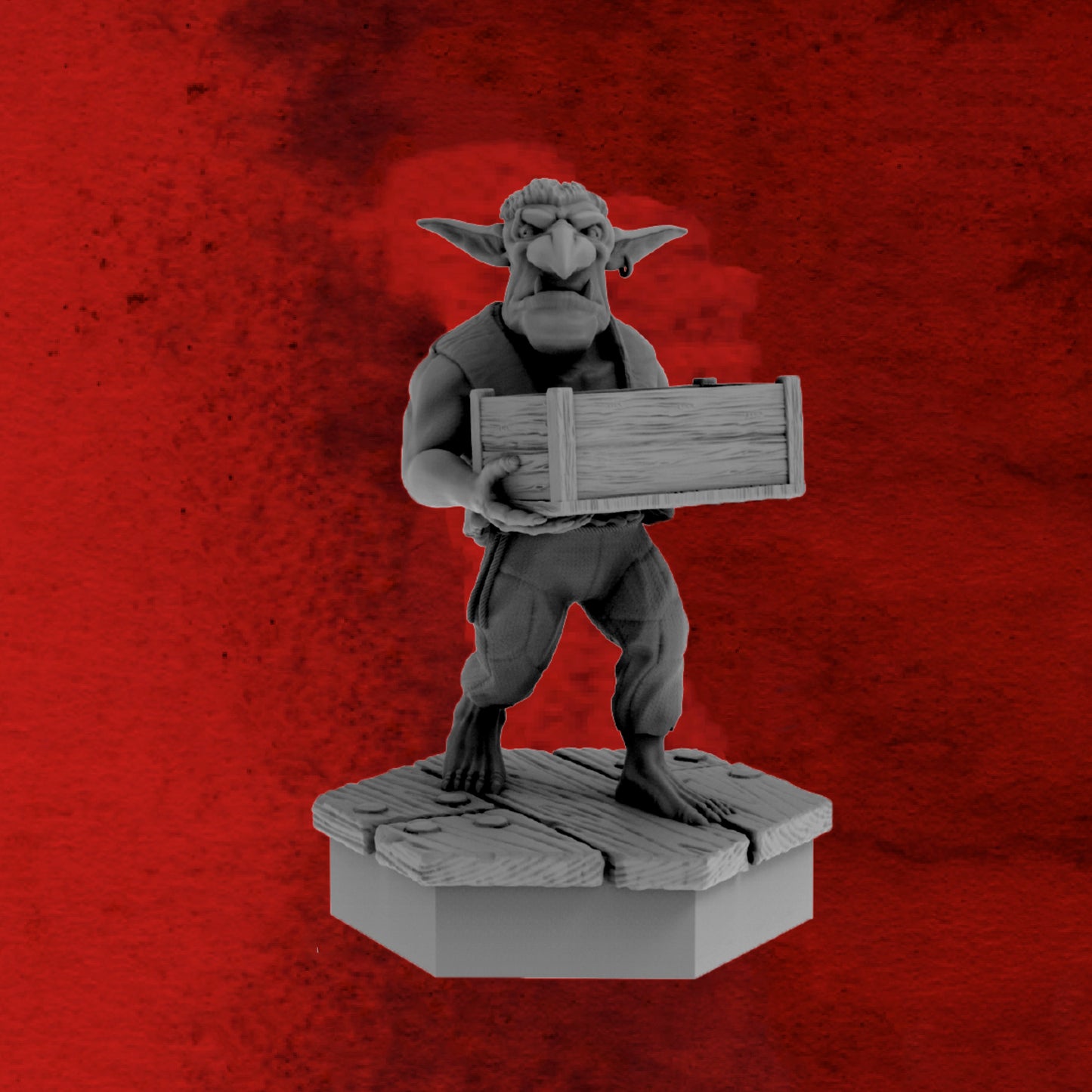 Skadi Studios - Helmsman's Shanties - Goblin Worker - DnD/TTRPG Figure/Miniature