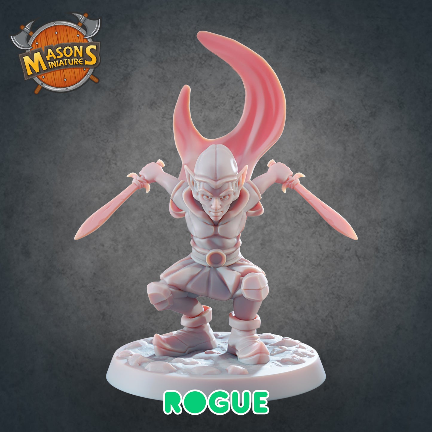 Masons Miniatures - Goblin Rogue - DnD/TTRPG Figure/Miniature