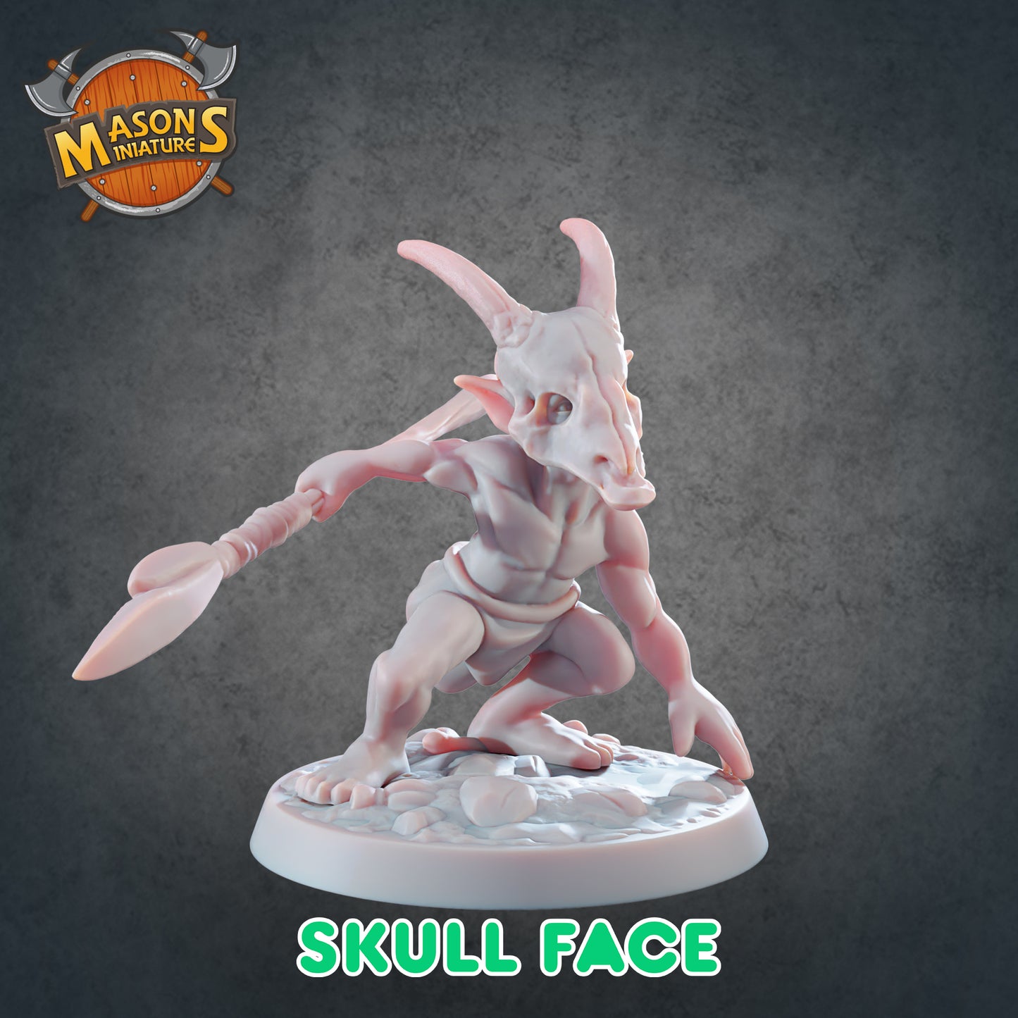 Masons Miniatures - Goblin Skullface - DnD/TTRPG Figure/Miniature