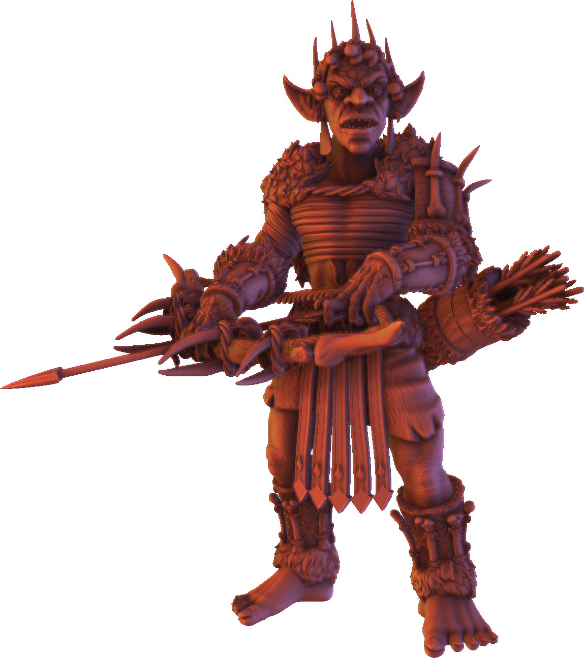 Monolith Arts - Greenskins - Goblin Archers - DnD/TTRPG Figure/Miniature
